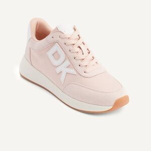 DKNY Women's Oaks Logo Lace Up Pale Blush Sneakers Size 8.5